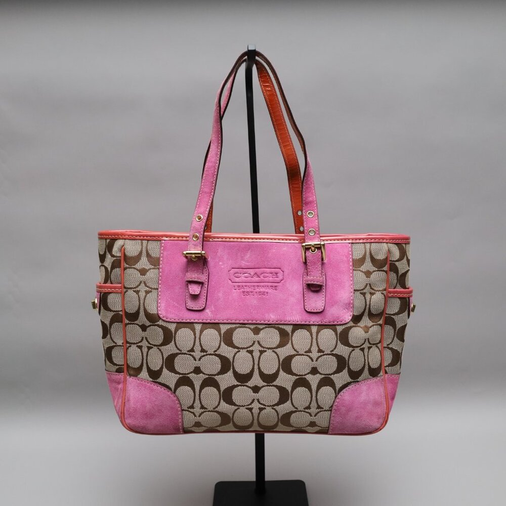 Coach 2004 Bordeaux Signature C Bag
